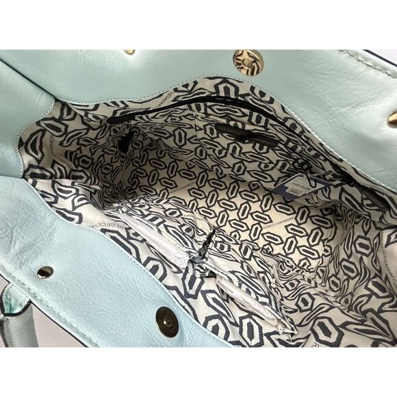 Rebecca Minkoff Medium MAB Tote Bag in Light Turquoise - New - Picture 5 of 9